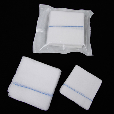Coton Gauze Swab Pack absorbant stérile 10cmx10cm 7.5x7.5cm 4x4 5x5 1x1 3x3