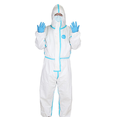 Costume protecteur médical jetable de combinaison de pp Sf avec Hood Hospital Doctor Safety