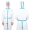 Costume jetable protecteur médical de l'isolement EN14683 90 GM/M