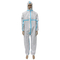 Costume médical Covid jetable d'isolement de habillage protecteur médical chirurgical de combinaison