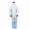 Costumes jetables Front Zipper Elastic Wrists Ankles de polypropylène médical de combinaisons de PPE