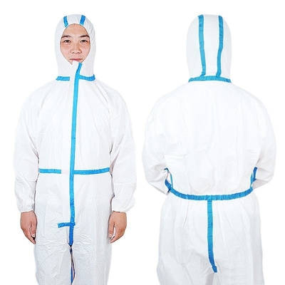 Costume jetable protecteur médical de l'isolement EN14683 90 GM/M